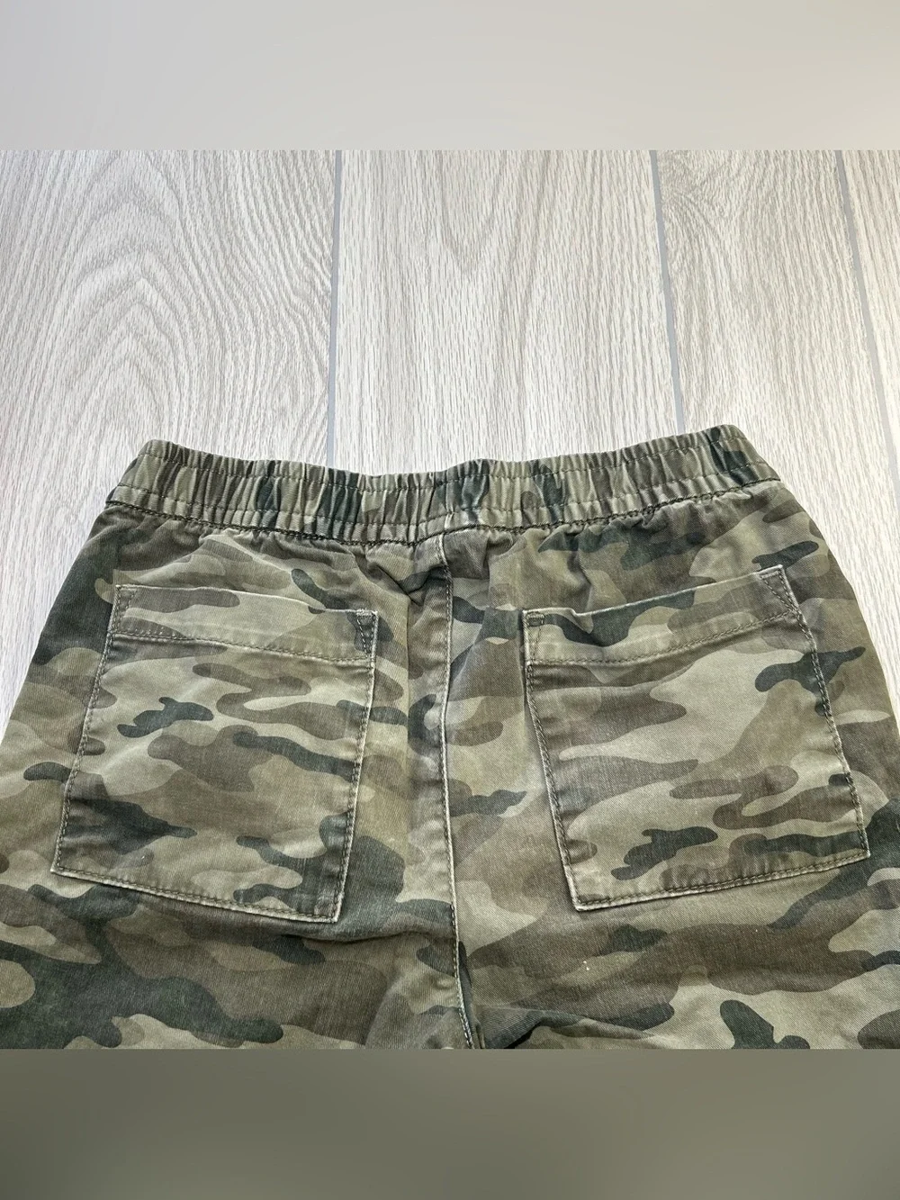 Gap Kids Easy Pull-On Camouflage Shorts Green Youth XL